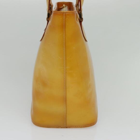 LOUIS VUITTON Monogram Vernis Houston Hand Bag Beige M91004 - Picture 4 of 16
